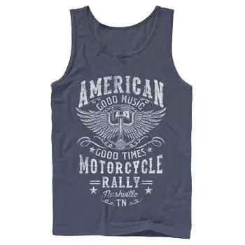 Мужская майка American Motorcycle Rally Nashville TN Licensed Character