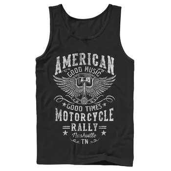Мужская майка American Motorcycle Rally Nashville TN Licensed Character