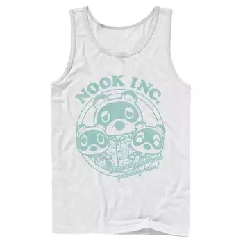 Мужская майка Animal Crossing: New Horizons Nook Inc.Island Getaway Tank Licensed Character