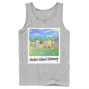 Мужская майка Animal Crossing: New Horizons Perfect Island Getaway Tank Licensed Character