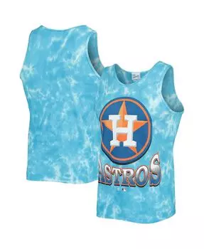 Мужская майка '47 blue houston astros big leaguer tubular tie-dye '47 Brand, синий