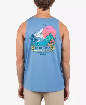 Мужская майка Bait Hurley, синий