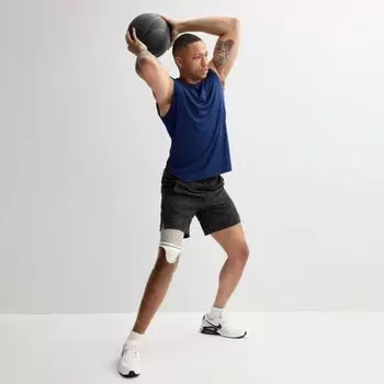 Мужская майка без рукавов Adaptive Dry Tek с эффектом мускулов Tek Gear, синий