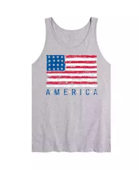Мужская майка без рукавов с американским флагом AIRWAVES, серый