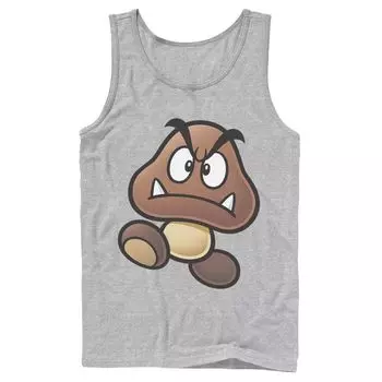 Мужская майка Big Face Nintendo Super Mario Goomba Licensed Character
