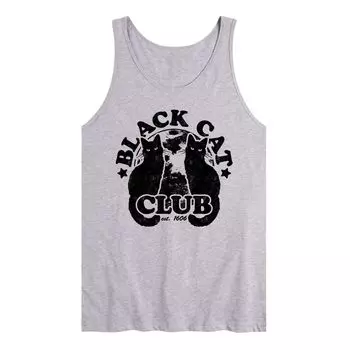 Мужская майка Black Cat Club с 1606 года Witchy Graphic Tank Licensed Character