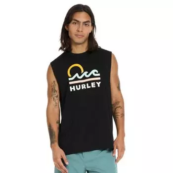 Мужская майка-борцовка Hurley, черный