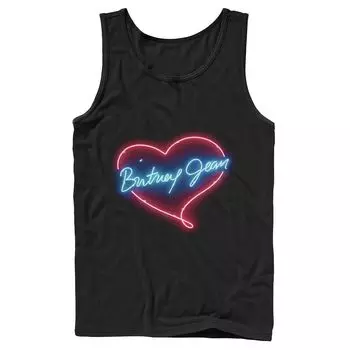 Мужская майка Britney Spears Britney Jean Heart Outline Licensed Character