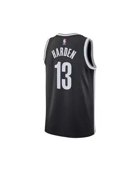 Мужская майка Brooklyn Nets Icon Swingman - Джеймс Харден Nike, черный