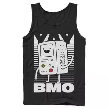 Мужская майка Cartoon Network Adventure Time BMO Wave Halftone Fade Licensed Character
