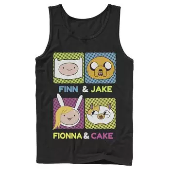 Мужская майка Cartoon Network Adventure Time Finn and Jake Fionna & Cake Licensed Character