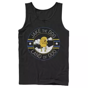 Мужская майка Cartoon Network Adventure Time Jake The Dog Land Of Ooo Licensed Character