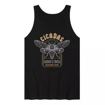 Мужская майка Cicada Brood Xrood X Tour Licensed Character