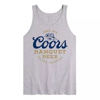 Мужская майка Coors Banquet The Legend Licensed Character, цвет Heather Gray