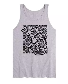 Мужская майка crash bandicoot AIRWAVES, серый