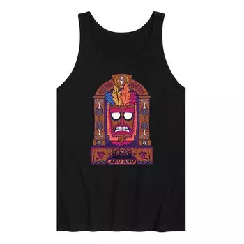 Мужская майка Crash Bandicoot Aku Aku Licensed Character