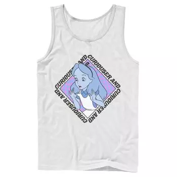 Мужская майка Disney Alice In Wonderland Curiouser And Curiouser Box Up Licensed Character