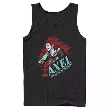 Мужская майка Disney Kingdom Hearts Axel Got It Memorized Licensed Character