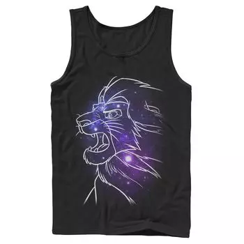 Мужская майка Disney Lion King Mufasa Galaxies Licensed Character