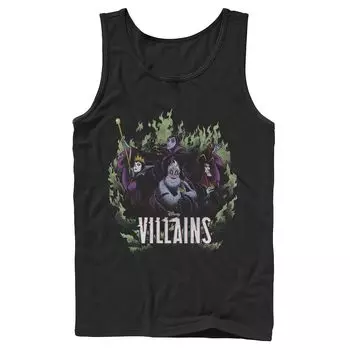 Мужская майка Disney Villains Green Flame Group Shot