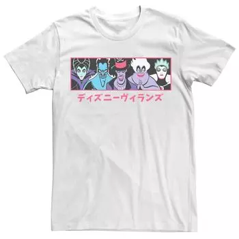 Мужская майка Disney Villains Group Shot с панелью кандзи Licensed Character