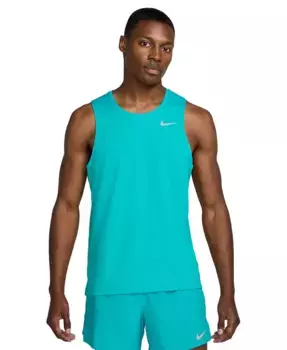Мужская майка для бега Miler Dri-FIT Nike, зеленый