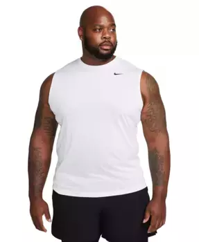 Мужская майка для фитнеса Legend Dri-FIT без рукавов Nike, белый
