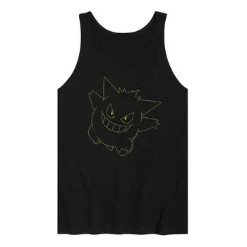 Мужская майка для лица Pokemon Gengar Licensed Character