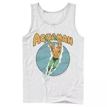 Мужская майка для плавания и танцев DC Comics Aquaman Licensed Character
