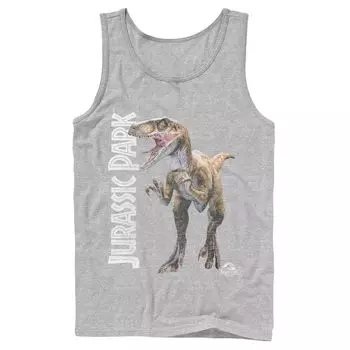 Мужская майка для всего тела Velociraptor «Парк Юрского периода» Licensed Character