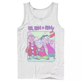 Мужская майка Ed, Edd n Eddy с потертостями и плакатами Licensed Character