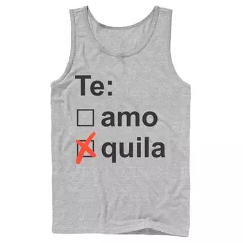 Мужская майка Gonzalez Tequila Checklist Licensed Character
