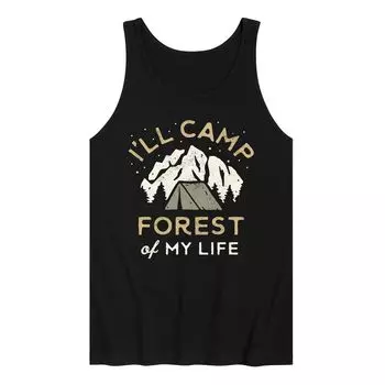 Мужская майка I'll Camp Forest My Life Tank Licensed Character