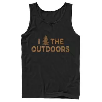 Мужская майка I Tree The Outdoors Title Licensed Character