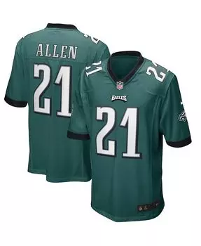 Мужская майка игрока пенсионера Эрика Аллена Midnight Green Philadelphia Eagles Game Nike, зеленый