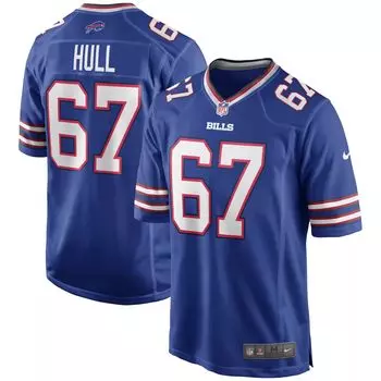 Мужская майка игрока пенсионера Kent Hull Royal Buffalo Bills Game Nike