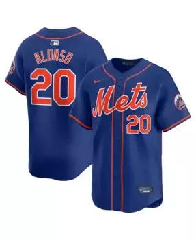 Мужская майка игрока Pete Alonso New York Mets Limited Nike, синий
