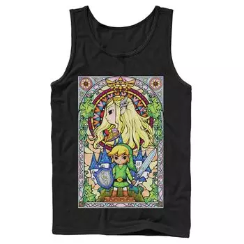 Мужская майка из витражного стекла Nintendo Legend Of Zelda Wind Waker Licensed Character