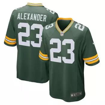 Мужская майка Jaire Alexander Green Green Bay Packers Game Team Nike