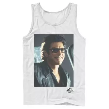 Мужская майка Jurassic Park Goldblum Sly Smile Licensed Character