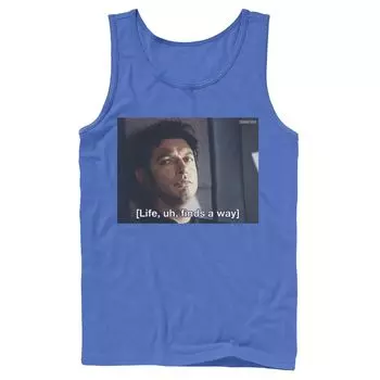 Мужская майка Jurassic Park Life Finds A Way Goldblum Jeff Stare Licensed Character