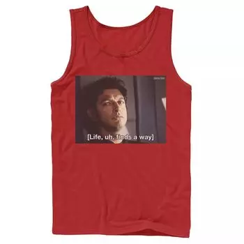Мужская майка Jurassic Park Life Finds A Way Goldblum Jeff Stare Licensed Character