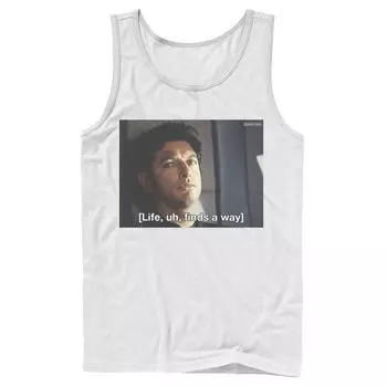 Мужская майка Jurassic Park Life Finds A Way Goldblum Jeff Stare Licensed Character