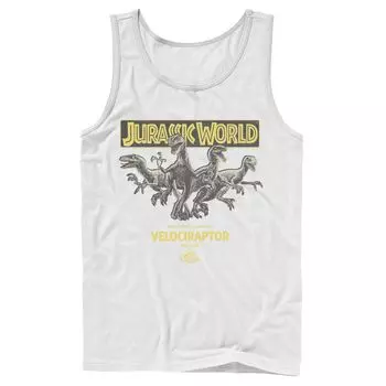 Мужская майка Jurassic World Blue, Charlie, Delta и Echo Pack. Licensed Character