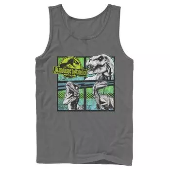 Мужская майка Jurassic World Dinosaurs Group Of 3 с неоновым рисунком Licensed Character