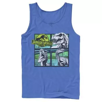 Мужская майка Jurassic World Dinosaurs Group Of 3 с неоновым рисунком Licensed Character