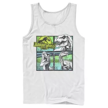 Мужская майка Jurassic World Dinosaurs Group Of 3 с неоновым рисунком Licensed Character