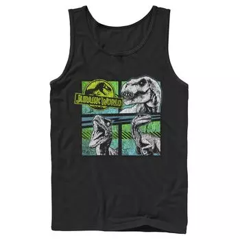 Мужская майка Jurassic World Dinosaurs Group Of 3 с неоновым рисунком Licensed Character