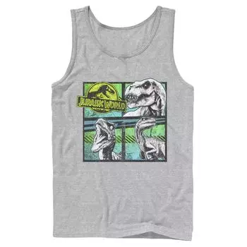 Мужская майка Jurassic World Dinosaurs Group Of 3 с неоновым рисунком Licensed Character