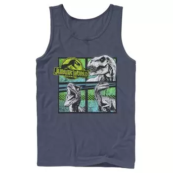 Мужская майка Jurassic World Dinosaurs Group Of 3 с неоновым рисунком Licensed Character